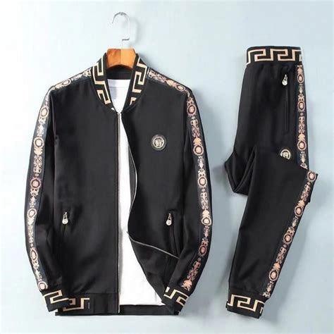 versace mens coat|versace tracksuits for men.